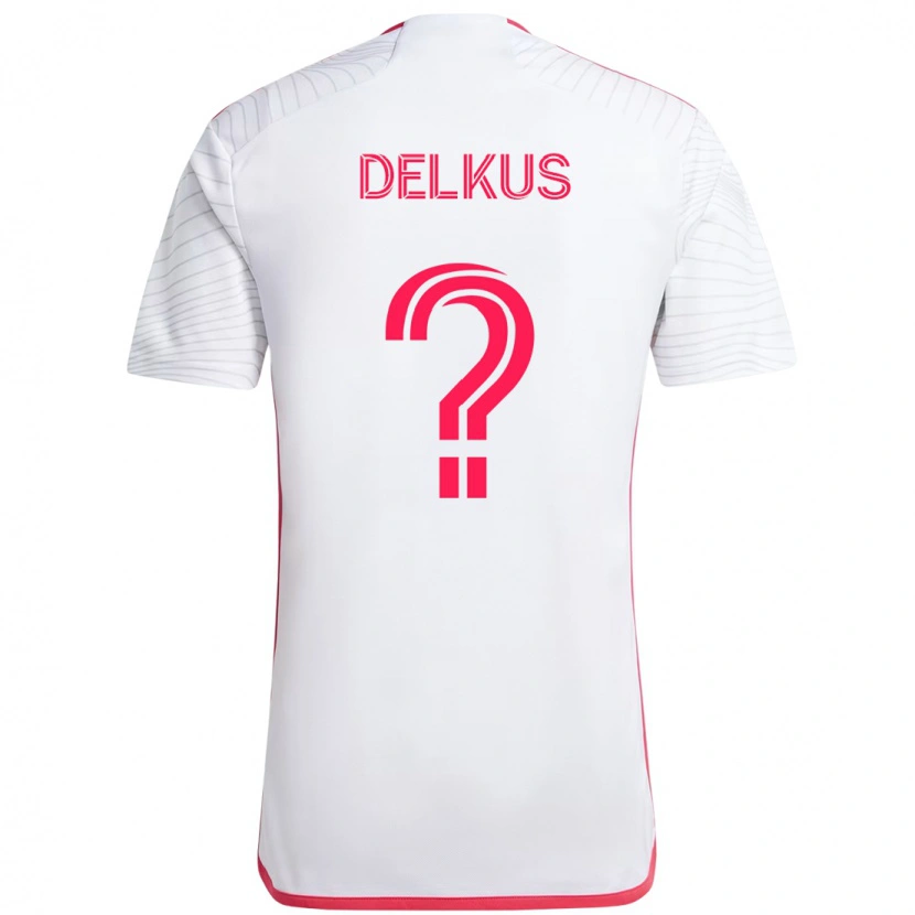 Danxen Kinder Jackson Delkus #0 Magenta Weiß Auswärtstrikot Trikot 2025/26 T-Shirt Schweiz
