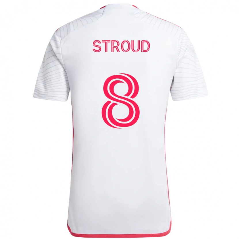 Danxen Kinder Jared Stroud #8 Magenta Weiß Auswärtstrikot Trikot 2025/26 T-Shirt Schweiz