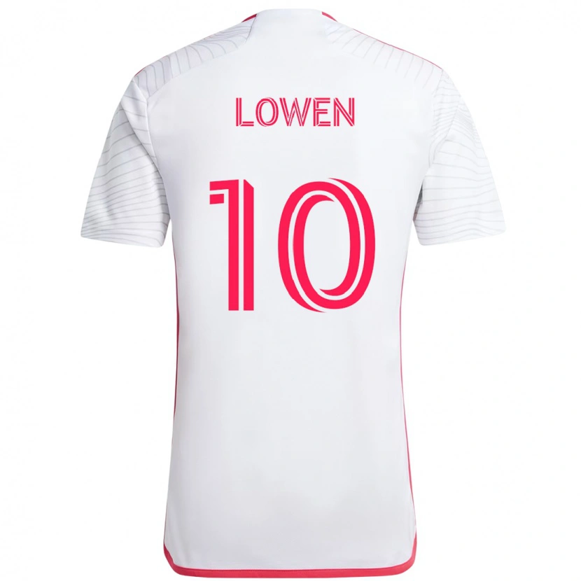 Danxen Kinder Eduard Löwen #10 Magenta Weiß Auswärtstrikot Trikot 2025/26 T-Shirt Schweiz