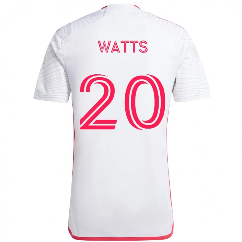 Danxen Kinder Akil Watts #20 Magenta Weiß Auswärtstrikot Trikot 2025/26 T-Shirt Schweiz