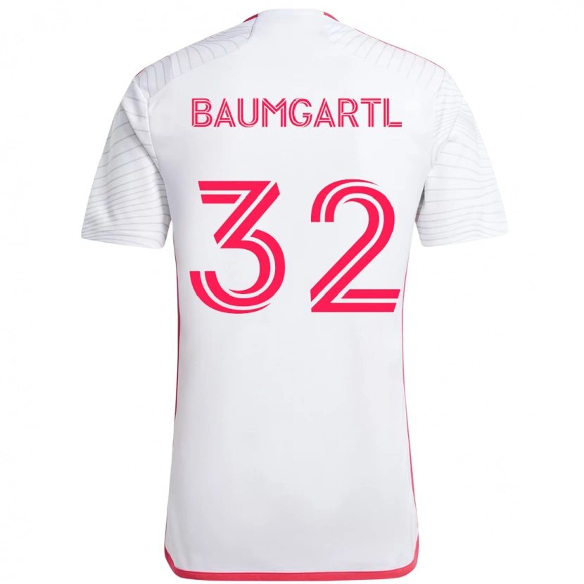 Danxen Kinder Timo Baumgartl #32 Magenta Weiß Auswärtstrikot Trikot 2025/26 T-Shirt Schweiz