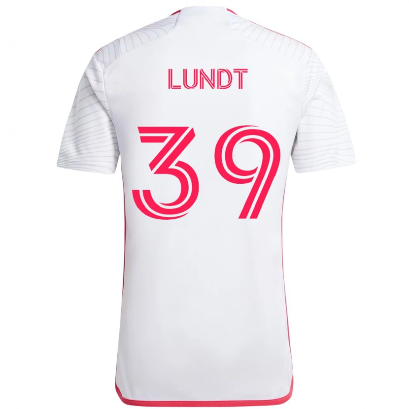 Danxen Kinder Ben Lundt #39 Magenta Weiß Auswärtstrikot Trikot 2025/26 T-Shirt Schweiz