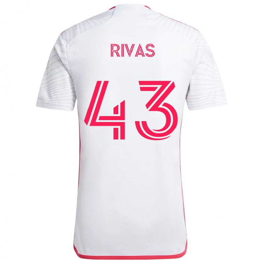 Danxen Kinder Sergio Rivas #43 Magenta Weiß Auswärtstrikot Trikot 2025/26 T-Shirt Schweiz
