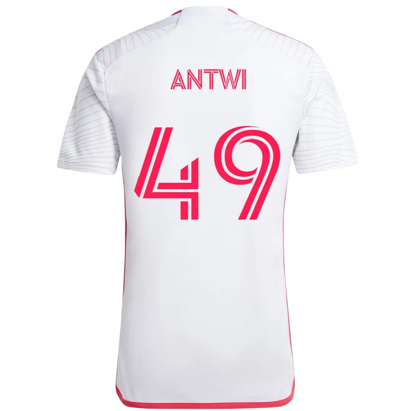 Danxen Kinder Seth Antwi #49 Magenta Weiß Auswärtstrikot Trikot 2025/26 T-Shirt Schweiz