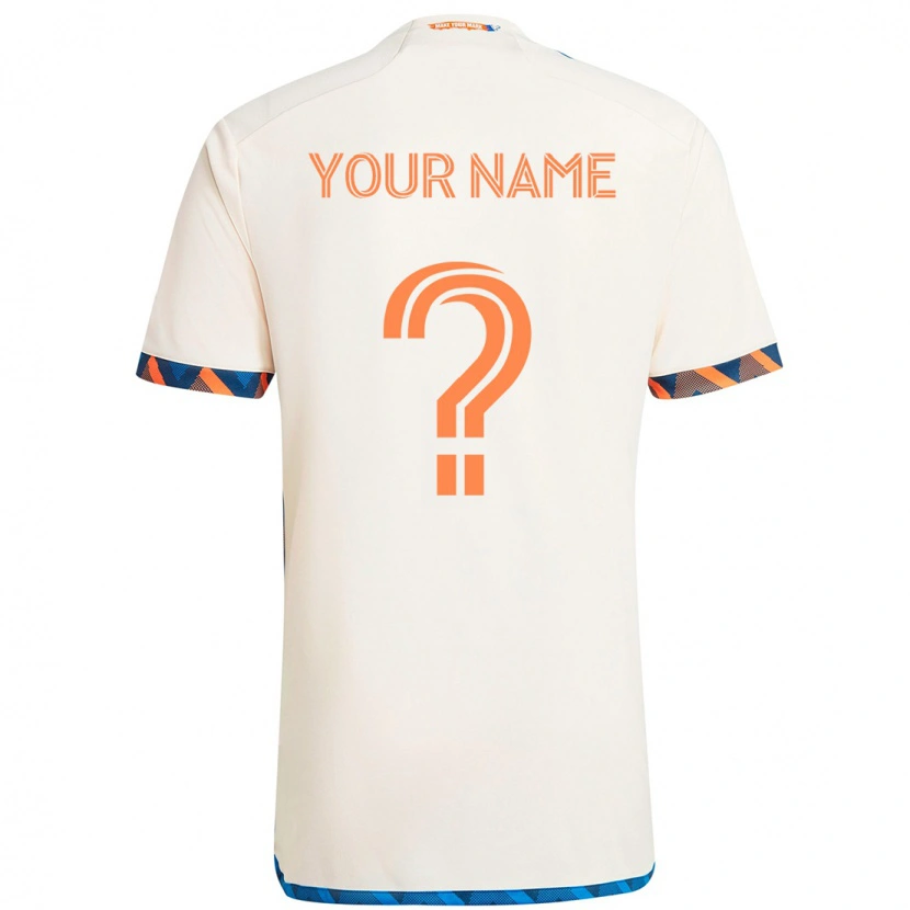 Danxen Kinder Ihren Namen #0 Dunkelblau Orange Auswärtstrikot Trikot 2025/26 T-Shirt Schweiz