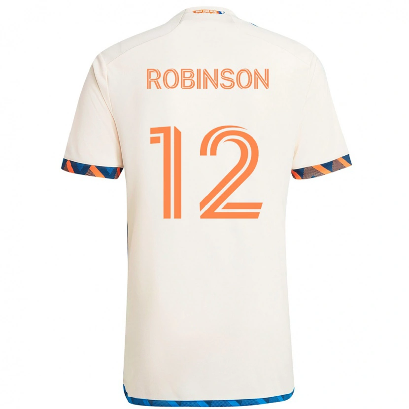 Danxen Kinder Miles Robinson #12 Dunkelblau Orange Auswärtstrikot Trikot 2025/26 T-Shirt Schweiz