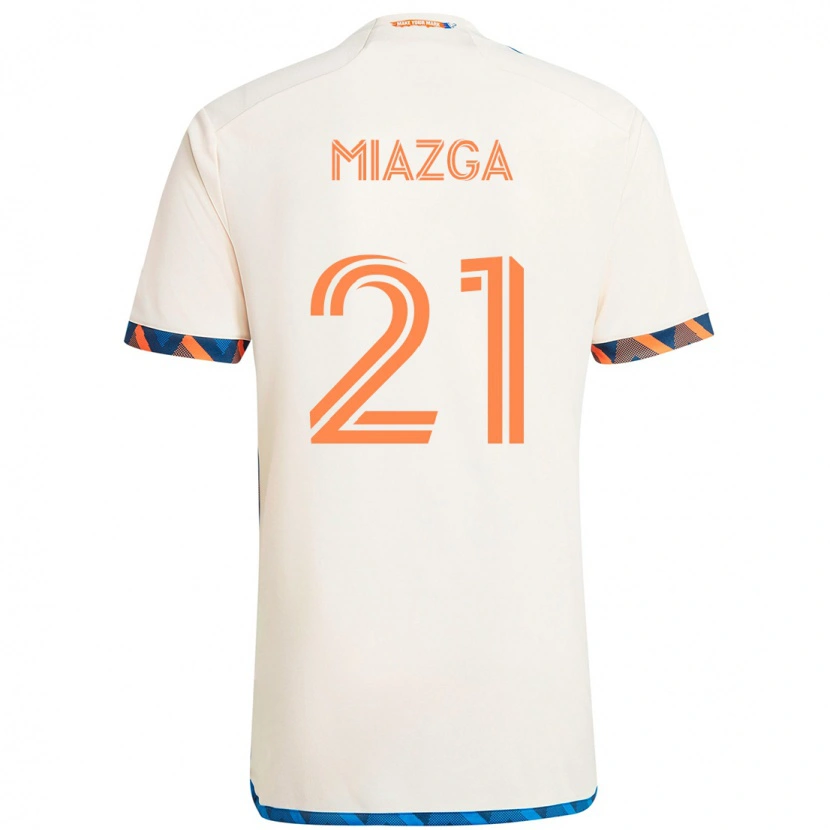 Danxen Kinder Matt Miazga #21 Dunkelblau Orange Auswärtstrikot Trikot 2025/26 T-Shirt Schweiz