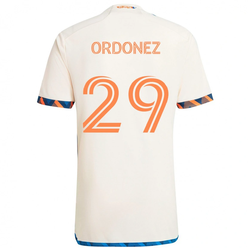 Danxen Kinder Arquímides Ordóñez #29 Dunkelblau Orange Auswärtstrikot Trikot 2025/26 T-Shirt Schweiz