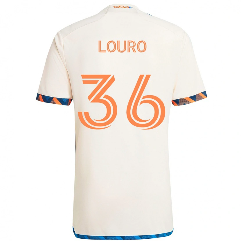 Danxen Kinder Evan Louro #36 Dunkelblau Orange Auswärtstrikot Trikot 2025/26 T-Shirt Schweiz