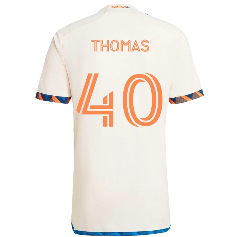 Danxen Kinder Kai Thomas #40 Dunkelblau Orange Auswärtstrikot Trikot 2025/26 T-Shirt Schweiz