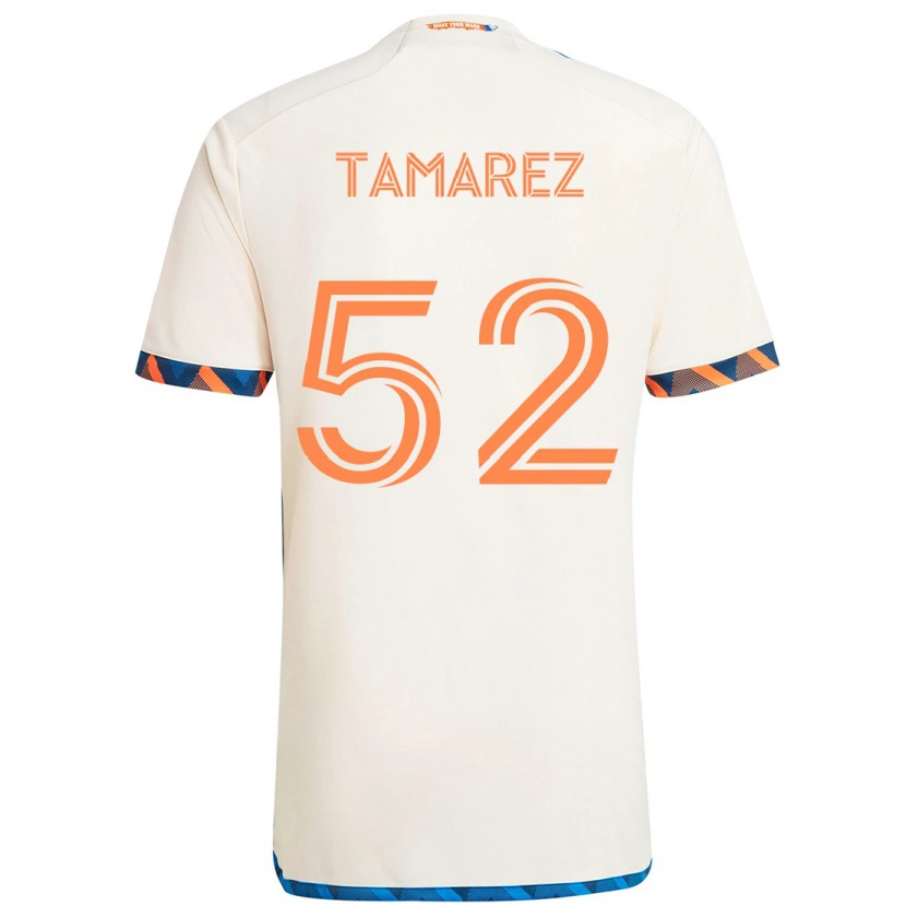 Danxen Kinder Lucas Tamarez #52 Dunkelblau Orange Auswärtstrikot Trikot 2025/26 T-Shirt Schweiz