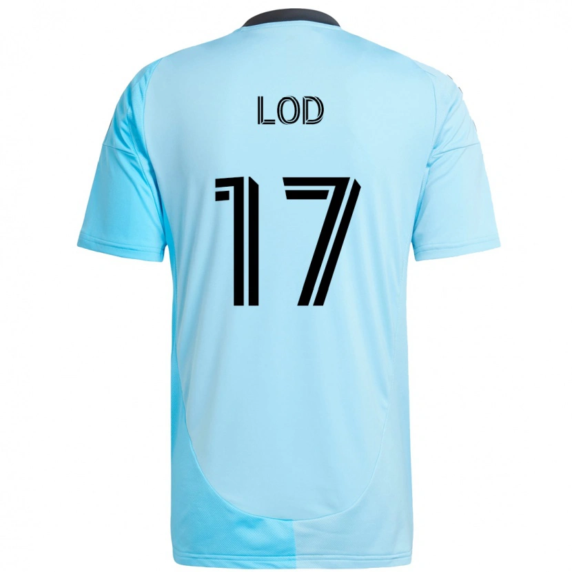 Danxen Kinder Robin Lod #17 Schwarz Blau Auswärtstrikot Trikot 2025/26 T-Shirt Schweiz