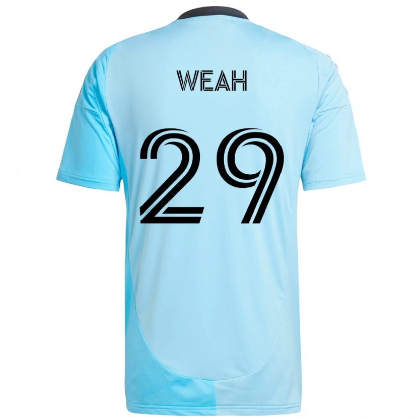 Danxen Kinder Patrick Weah #29 Schwarz Blau Auswärtstrikot Trikot 2025/26 T-Shirt Schweiz
