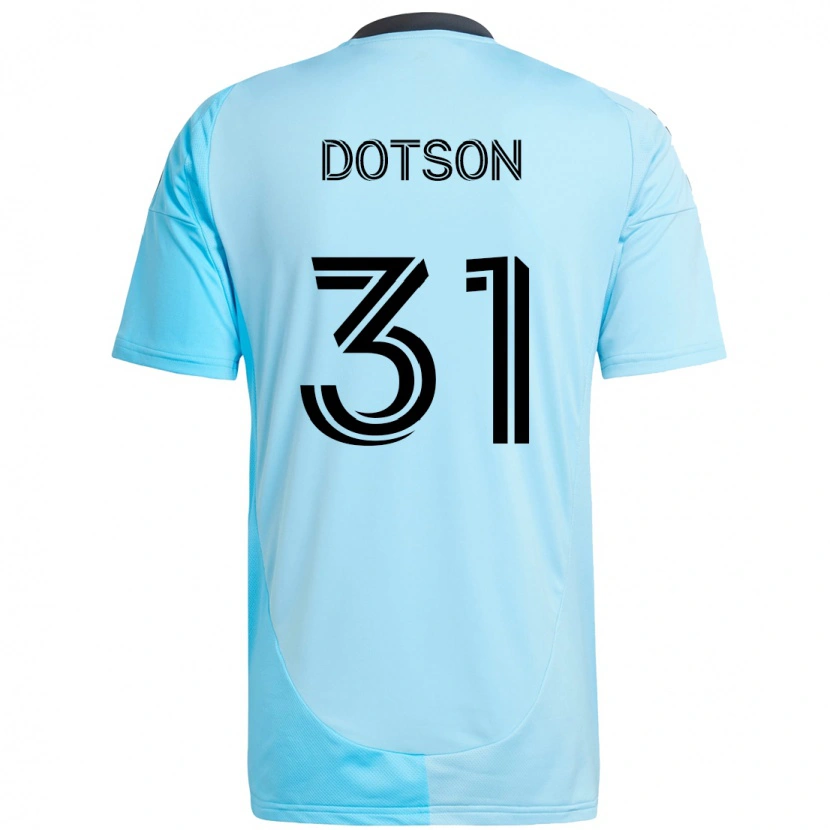 Danxen Kinder Hassani Dotson #31 Schwarz Blau Auswärtstrikot Trikot 2025/26 T-Shirt Schweiz