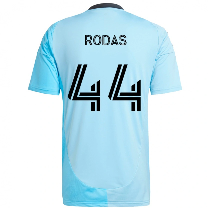 Danxen Kinder Geremy Rodas #44 Schwarz Blau Auswärtstrikot Trikot 2025/26 T-Shirt Schweiz