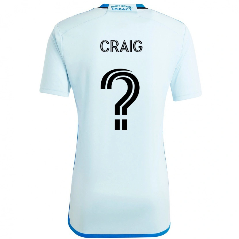 Danxen Kinder Brandan Craig #0 Dunkelblau Schwarz Auswärtstrikot Trikot 2025/26 T-Shirt Schweiz