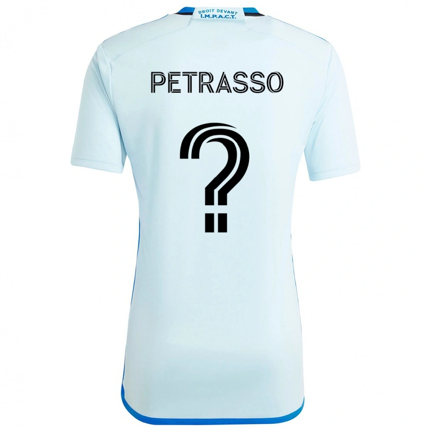Danxen Kinder Luca Petrasso #0 Himmelblau Dunkelblau Auswärtstrikot Trikot 2025/26 T-Shirt Schweiz