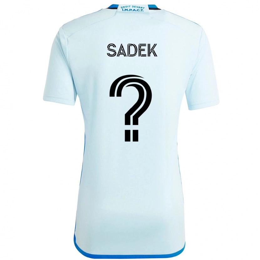 Danxen Kinder Aghilas Sadek #0 Dunkelblau Schwarz Auswärtstrikot Trikot 2025/26 T-Shirt Schweiz