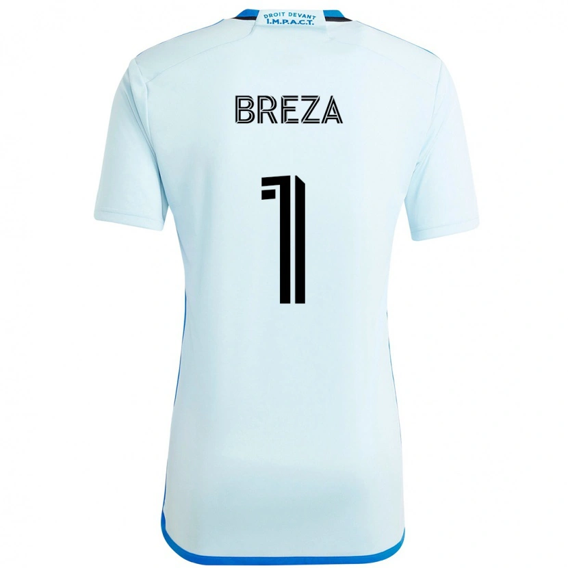 Danxen Kinder Sebastian Breza #1 Dunkelblau Schwarz Auswärtstrikot Trikot 2025/26 T-Shirt Schweiz