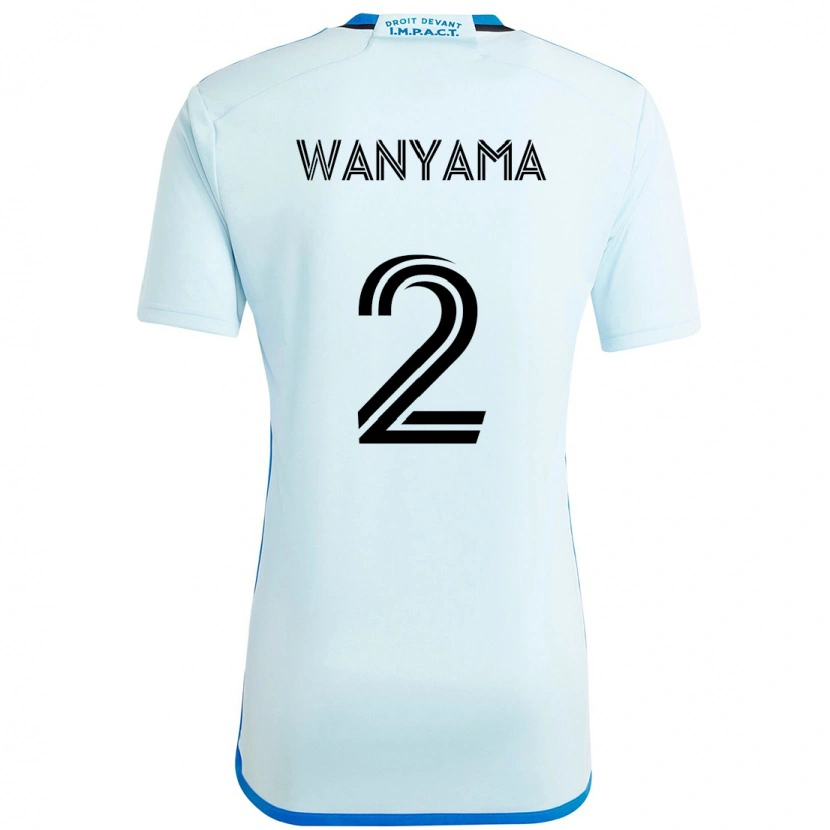 Danxen Kinder Victor Wanyama #2 Himmelblau Dunkelblau Auswärtstrikot Trikot 2025/26 T-Shirt Schweiz
