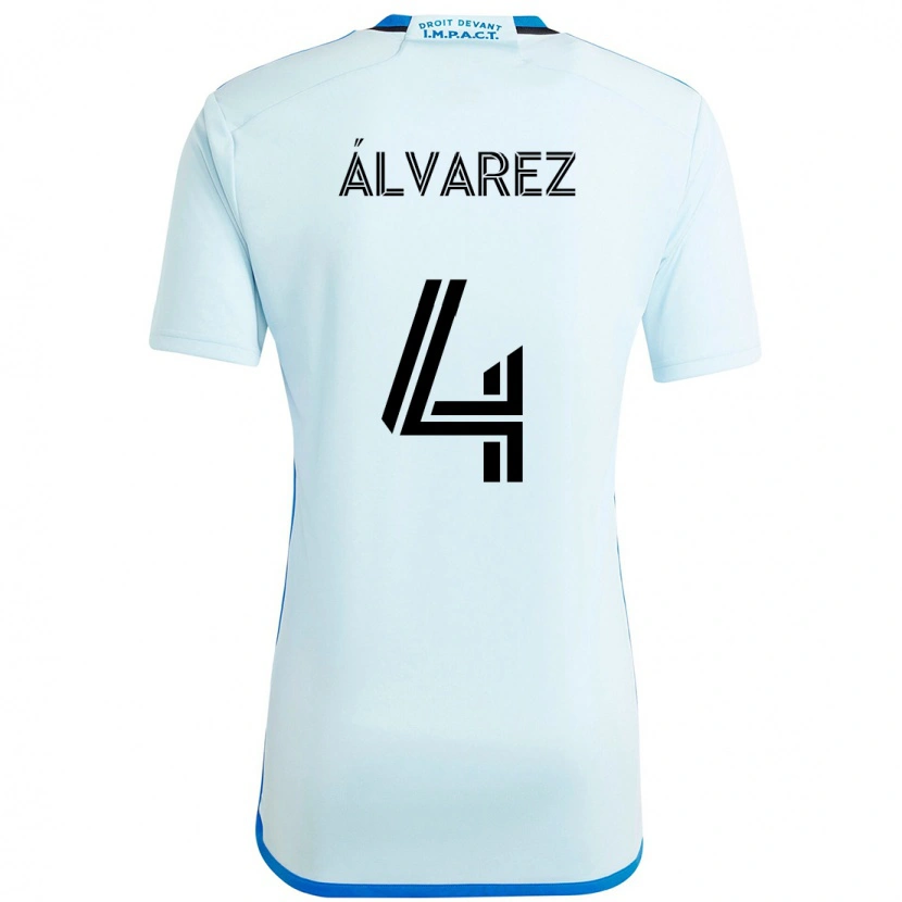 Danxen Kinder Fernando Álvarez #4 Dunkelblau Schwarz Auswärtstrikot Trikot 2025/26 T-Shirt Schweiz