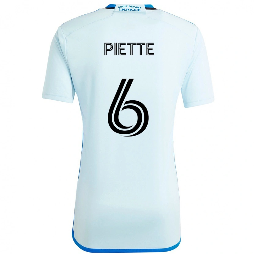 Danxen Kinder Samuel Piette #6 Dunkelblau Schwarz Auswärtstrikot Trikot 2025/26 T-Shirt Schweiz