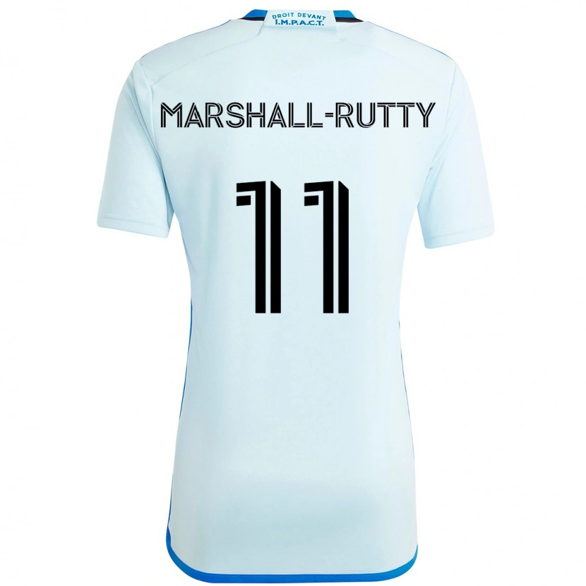 Danxen Kinder Jahkeele Marshall-Rutty #11 Dunkelblau Schwarz Auswärtstrikot Trikot 2025/26 T-Shirt Schweiz