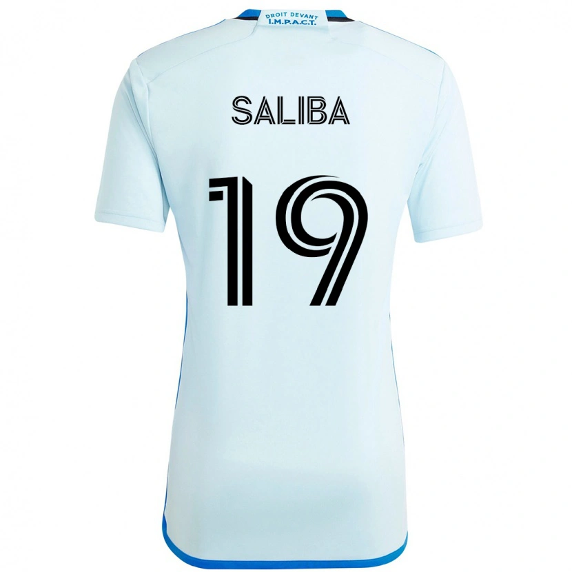 Danxen Kinder Nathan-Dylan Saliba #19 Himmelblau Dunkelblau Auswärtstrikot Trikot 2025/26 T-Shirt Schweiz