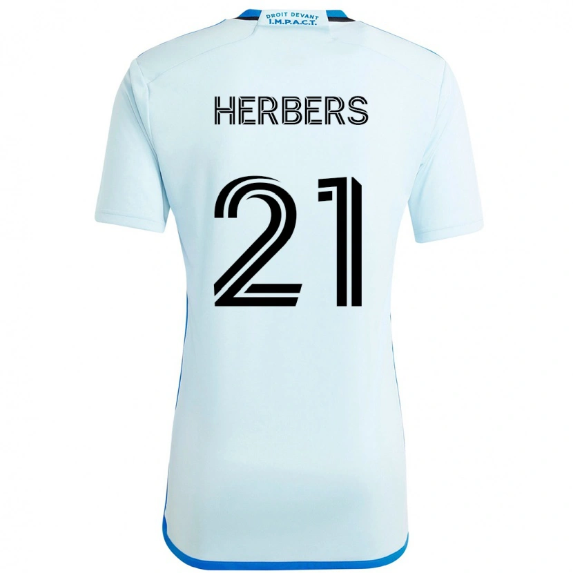 Danxen Kinder Fabian Herbers #21 Dunkelblau Schwarz Auswärtstrikot Trikot 2025/26 T-Shirt Schweiz