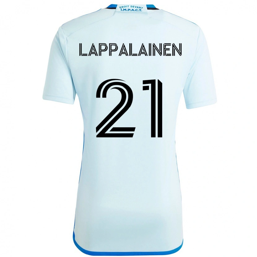Danxen Kinder Lassi Lappalainen #21 Himmelblau Dunkelblau Auswärtstrikot Trikot 2025/26 T-Shirt Schweiz
