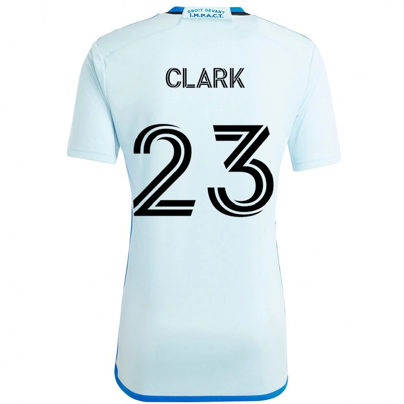 Danxen Kinder Caden Clark #23 Himmelblau Dunkelblau Auswärtstrikot Trikot 2025/26 T-Shirt Schweiz