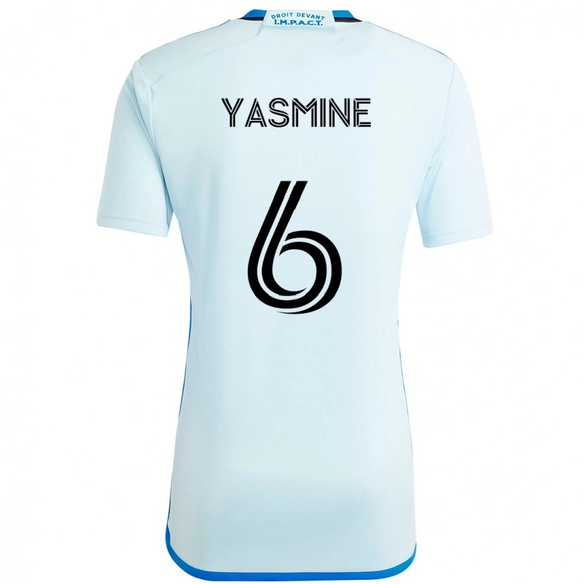 Danxen Kinder Décombe Yasmine #6 Dunkelblau Schwarz Auswärtstrikot Trikot 2025/26 T-Shirt Schweiz