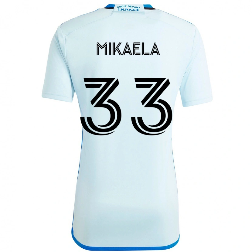 Danxen Kinder Aitken Mikaela #33 Himmelblau Dunkelblau Auswärtstrikot Trikot 2025/26 T-Shirt Schweiz