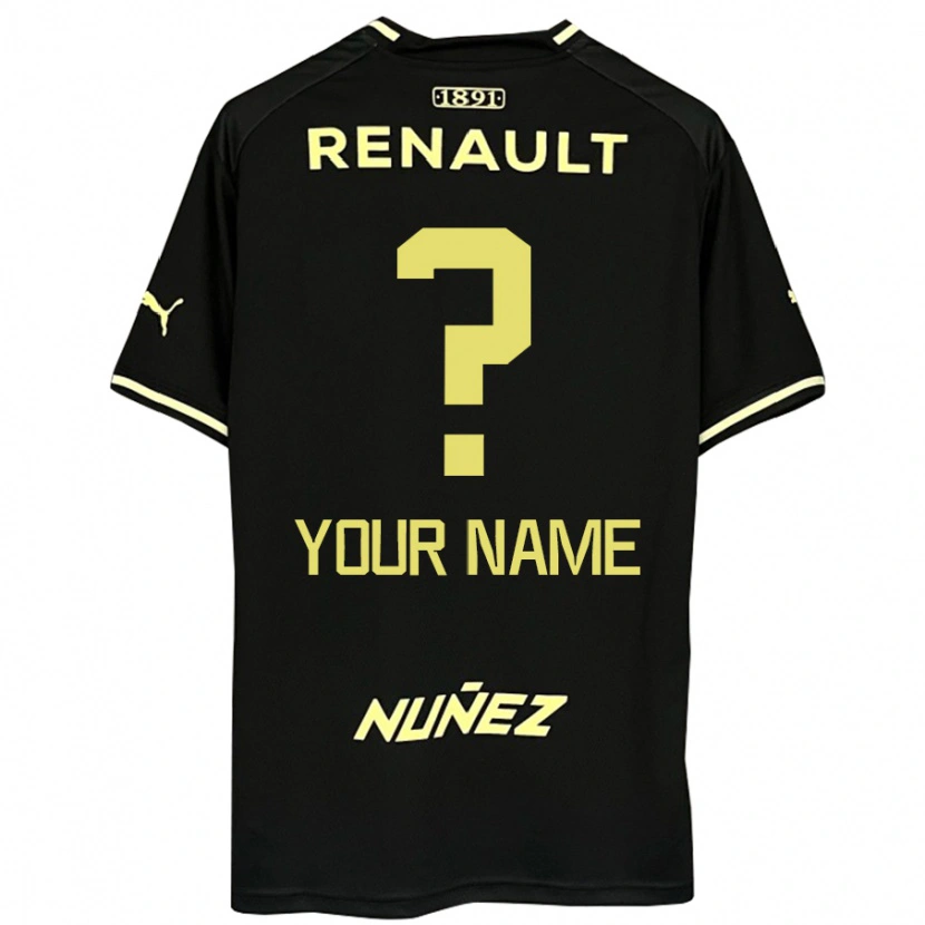 Danxen Kinder Ihren Namen #0 Gelb Schwarz Auswärtstrikot Trikot 2025/26 T-Shirt Schweiz