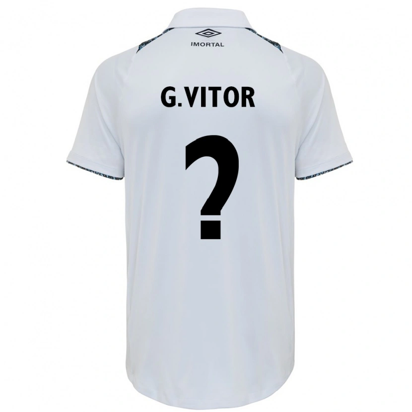 Danxen Kinder Gabriel Vitor #0 Blau Schwarz Weiß Auswärtstrikot Trikot 2025/26 T-Shirt Schweiz