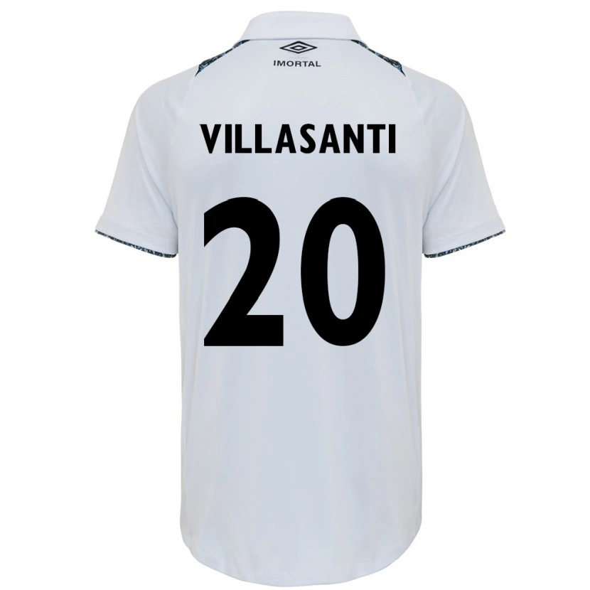 Danxen Kinder Mathías Villasanti #20 Blau Schwarz Weiß Auswärtstrikot Trikot 2025/26 T-Shirt Schweiz