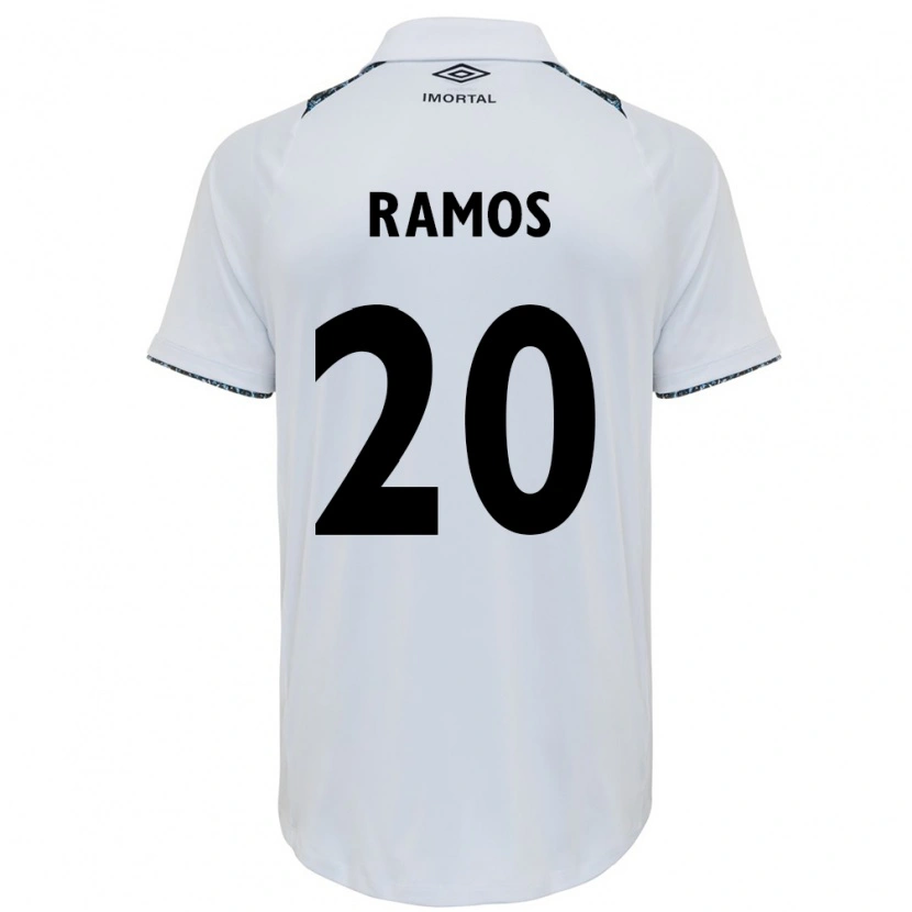 Danxen Kinder Mónica Ramos #20 Weiß Blau Auswärtstrikot Trikot 2025/26 T-Shirt Schweiz