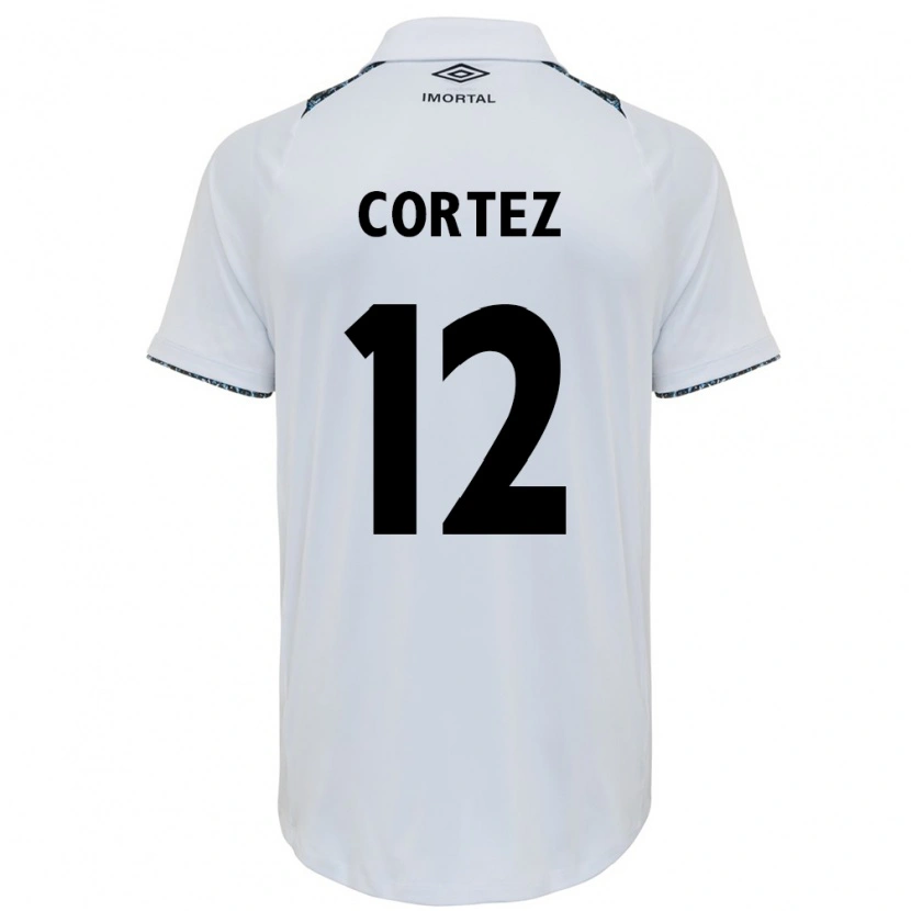 Danxen Kinder Bruno Cortez #12 Blau Schwarz Weiß Auswärtstrikot Trikot 2025/26 T-Shirt Schweiz