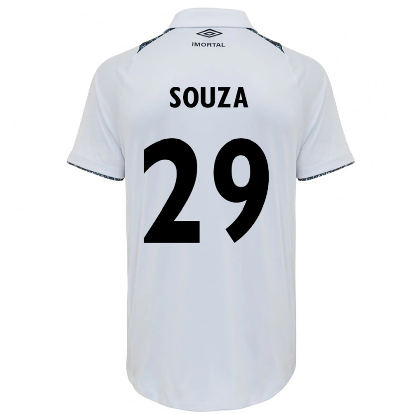 Danxen Kinder Diego Souza #29 Blau Schwarz Weiß Auswärtstrikot Trikot 2025/26 T-Shirt Schweiz