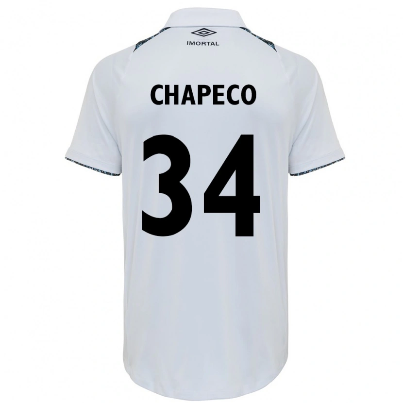 Danxen Kinder Gabriel Chapeco #34 Blau Schwarz Weiß Auswärtstrikot Trikot 2025/26 T-Shirt Schweiz