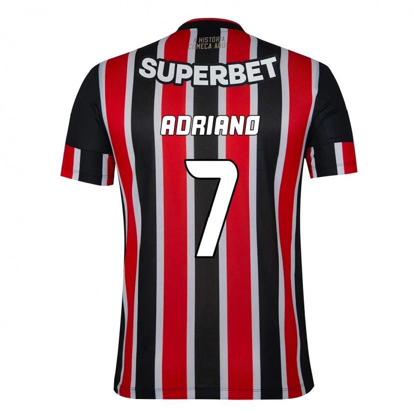 Danxen Kinder João Adriano #7 Rot Schwarz Weiß Auswärtstrikot Trikot 2025/26 T-Shirt Schweiz