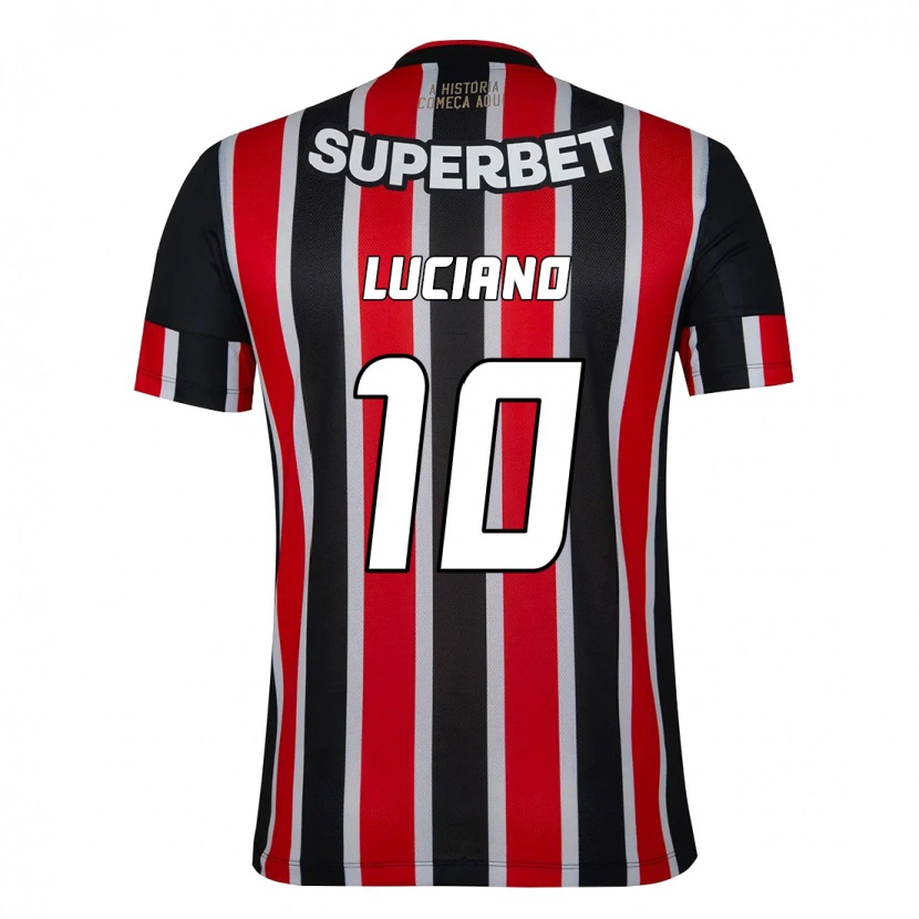 Danxen Kinder Luciano #10 Rot Schwarz Weiß Auswärtstrikot Trikot 2025/26 T-Shirt Schweiz