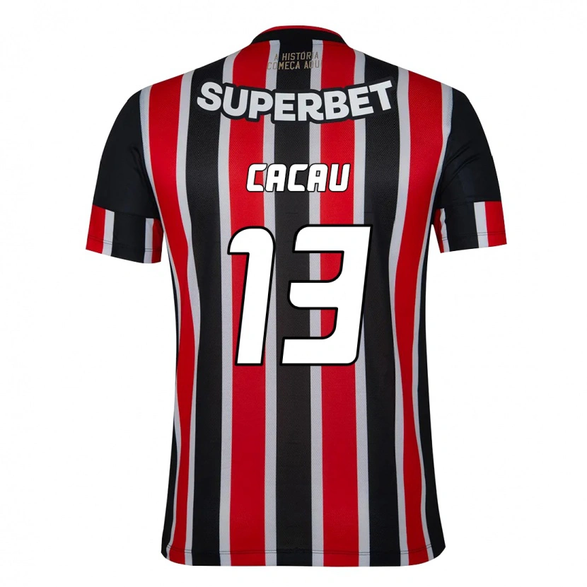 Danxen Kinder Cacau #13 Rot Schwarz Weiß Auswärtstrikot Trikot 2025/26 T-Shirt Schweiz