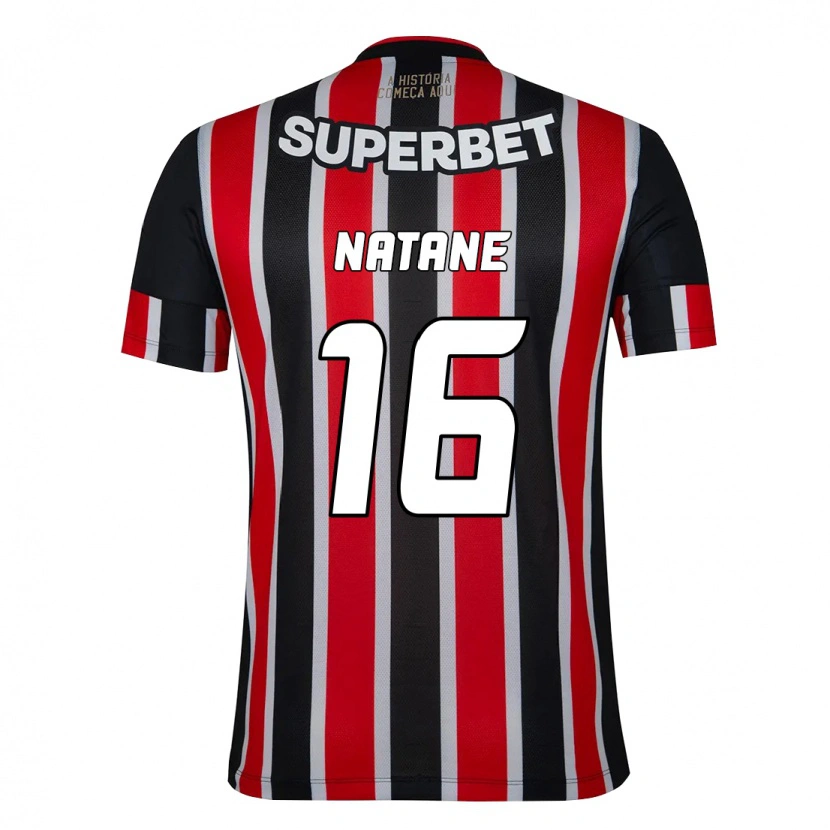 Danxen Kinder Natane #16 Rot Schwarz Weiß Auswärtstrikot Trikot 2025/26 T-Shirt Schweiz
