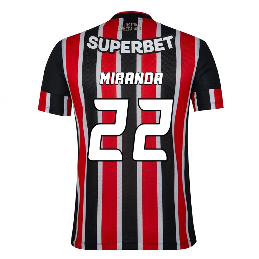 Danxen Kinder Miranda #22 Rot Schwarz Weiß Auswärtstrikot Trikot 2025/26 T-Shirt Schweiz
