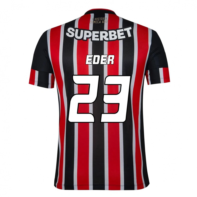 Danxen Kinder Eder #23 Rot Schwarz Weiß Auswärtstrikot Trikot 2025/26 T-Shirt Schweiz