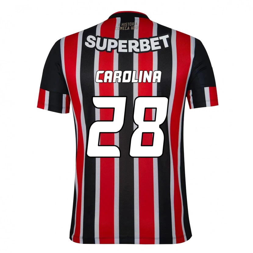 Danxen Kinder Ana Carolina #28 Rot Schwarz Weiß Auswärtstrikot Trikot 2025/26 T-Shirt Schweiz