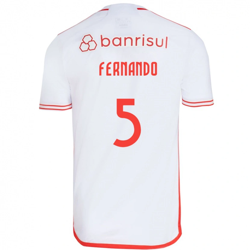 Danxen Kinder Fernando #5 Rot Weiß Auswärtstrikot Trikot 2025/26 T-Shirt Schweiz