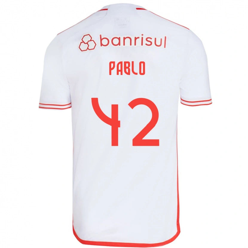 Danxen Kinder Pablo #42 Rot Weiß Auswärtstrikot Trikot 2025/26 T-Shirt Schweiz