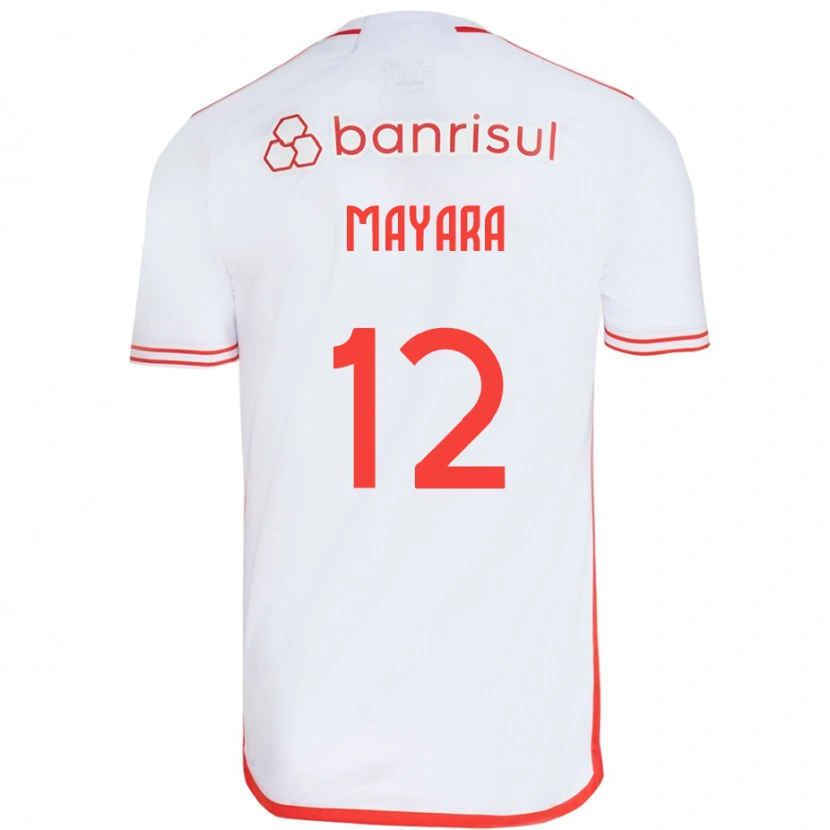 Danxen Kinder Mayara #12 Rot Weiß Auswärtstrikot Trikot 2025/26 T-Shirt Schweiz
